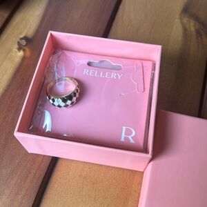 Checker Ring - Black And White